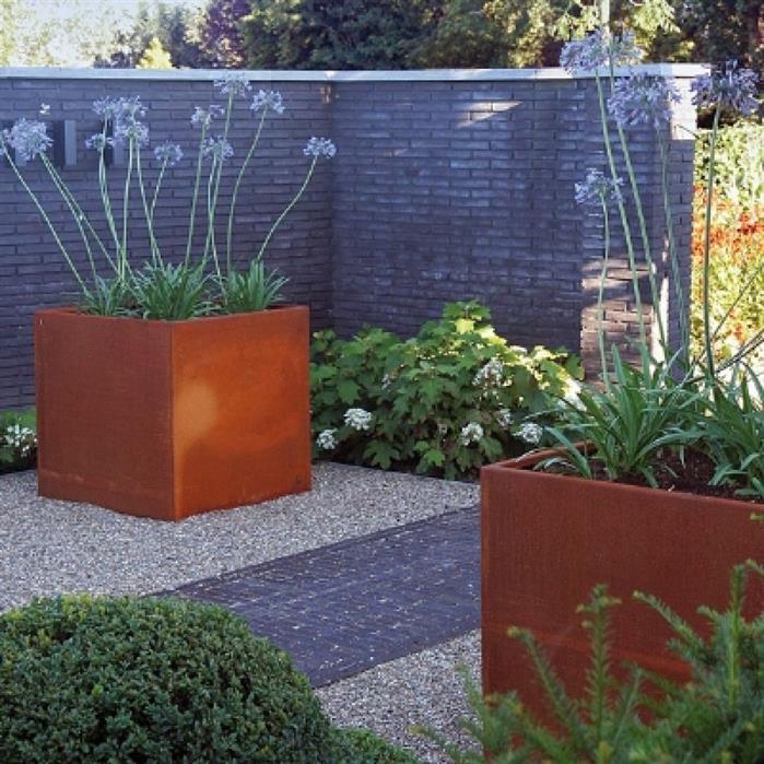 Andes 1000 x 1000 x 800mm CorTen 2mm (CA5.1)