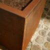 Andes with wheels 600 x 600 x 600mm CorTen 2mm (CAWL8)