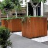Andes with Feet 1200 x 500 x 600mm CorTen 2mm (CAP22.2)
