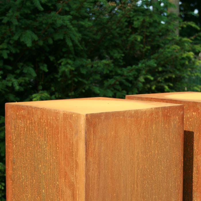 Sockel 3000 x 400 x 400mm CorTen 2mm (CK29)