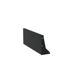 Aluminium Retaining Wall 400 1000mm Aluminium 4mm (ARS4.400.1000 straight)