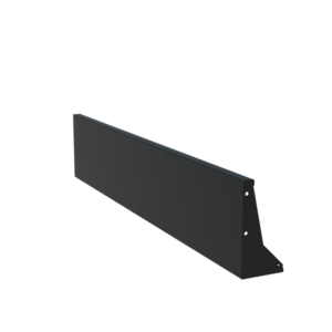 Aluminium Retaining Wall 400 2000mm Aluminium 4mm (ARS4.400.2000 straight)