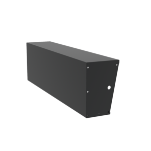 Aluminium Retaining Wall 600 2000mm Aluminium 4mm (ARS4.600.2000.400 straight)