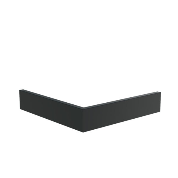 Aluminium Retaining Wall 200 1000mm Aluminium 3mm (ARSO3.200.1000 outside corner)