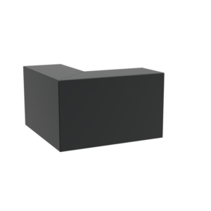 Aluminium Retaining Wall 600 1000mm Aluminium 4mm (ARSO4.600.1000.400 outside corner)