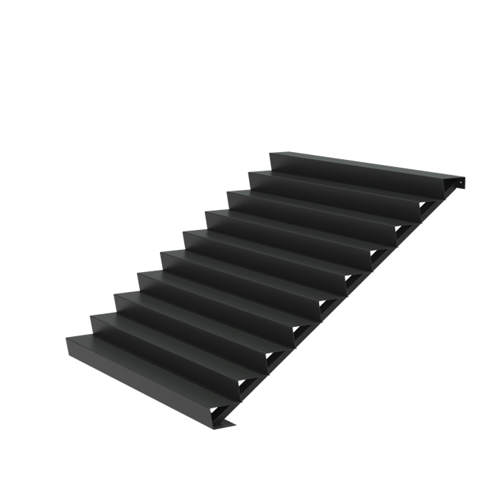 Stair 2500 x 2400 x 1700mm Aluminium 4 mm (AST10.5)