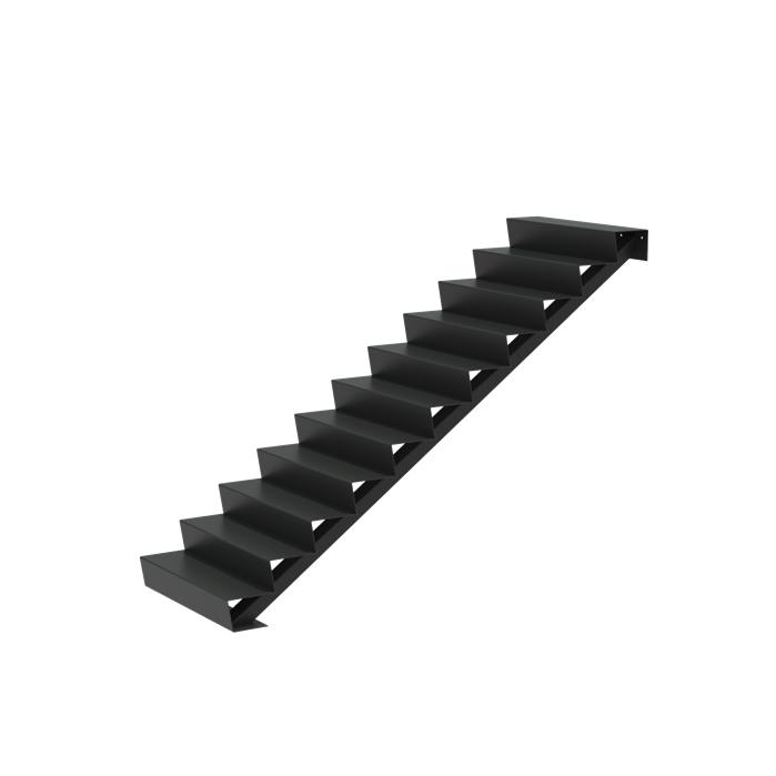 Stair 1000 x 1680 x 1870mm Aluminium 4 mm (AST11.1)