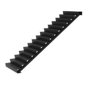 Stair 1250 x 1920 x 2550mm Aluminium 4 mm (AST15.2)