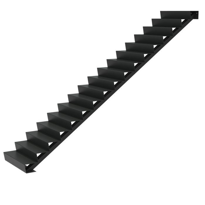 Stair 1000 x 2400 x 2890mm Aluminium 4 mm (AST17.1)