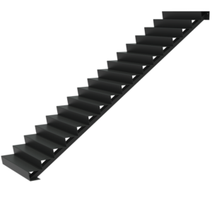 Stair 1250 x 2400 x 2890mm Aluminium 4 mm (AST17.2)