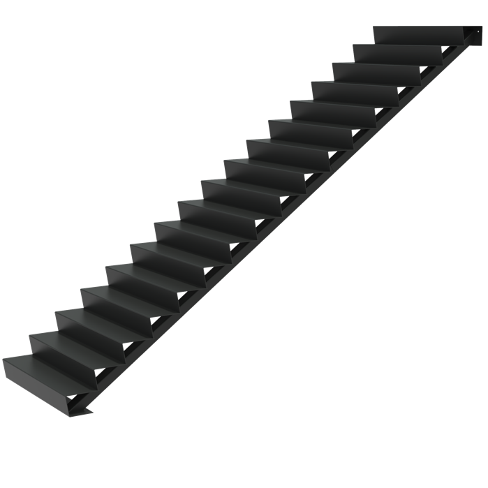 Stair 1250 x 2400 x 2890mm Aluminium 4 mm (AST17.2)