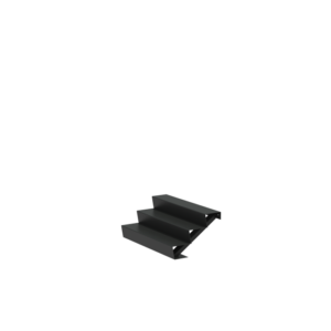 Stair 1250 x 720 x 510mm Aluminium 4 mm (AST3.2)
