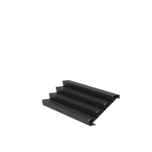 Stair 2500 x 960 x 680mm Aluminium 4 mm (AST4.5)