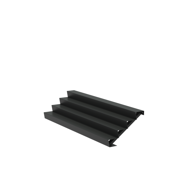 Stair 3000 x 960 x 680mm Aluminium 4 mm (AST4.6)