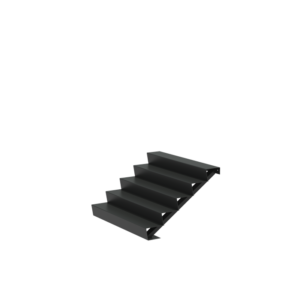 Stair 1500 x 1200 x 850mm Aluminium 4 mm (AST5.3)