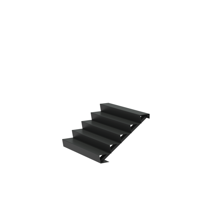 Stair 1500 x 1200 x 850mm Aluminium 4 mm (AST5.3)