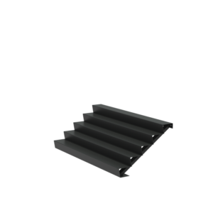 Stair 2500 x 1200 x 850mm Aluminium 4 mm (AST5.5)