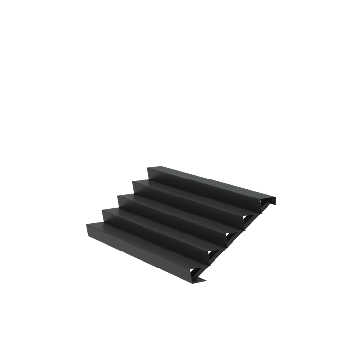 Stair 2500 x 1200 x 850mm Aluminium 4 mm (AST5.5)