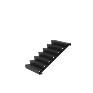 Stair 1250 x 1680 x 1190mm Aluminium 4 mm (AST7.2)