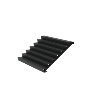 Stair 2500 x 1680 x 1190mm Aluminium 4 mm (AST7.5)