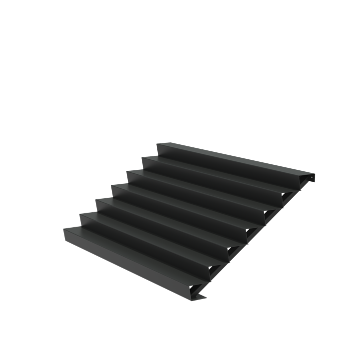 Stair 3000 x 1680 x 1190mm Aluminium 4 mm (AST7.6)