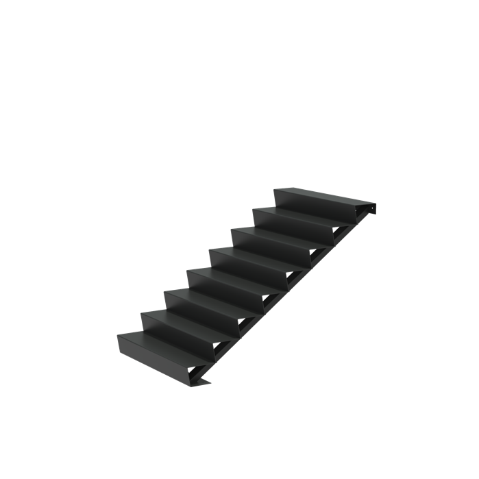 Stair 1250 x 1920 x 1360mm Aluminium 4 mm (AST8.2)