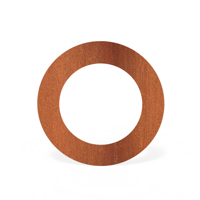 Forno Accessoires Rosette Round 204mm CorTenmm Steel 2mm (BAC12.200)