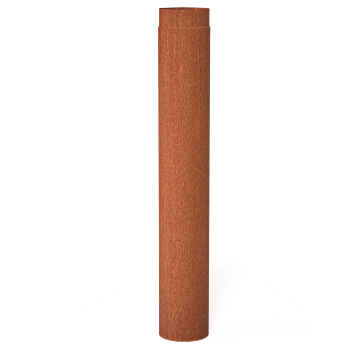Forno Accessoires Smoke Flue 154x1000mm Cortenmm Steel 2mm (BAC5.150)