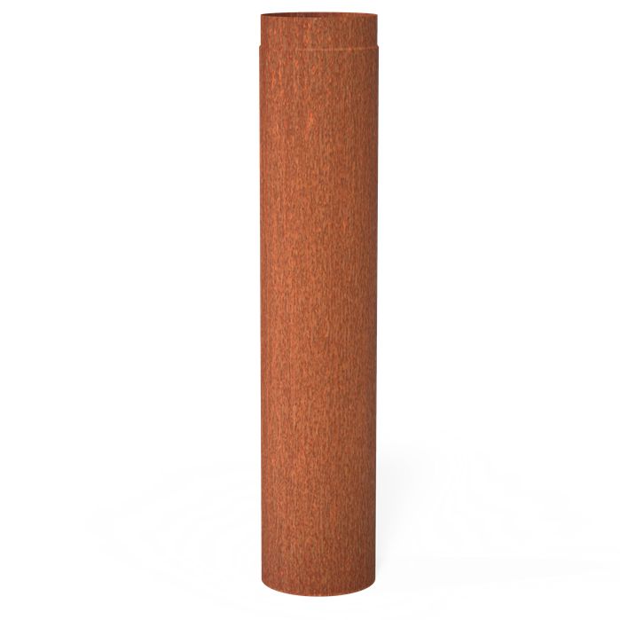 Forno Accessoires Smoke Flue 204x1000mm Cortenmm Steel 2mm (BAC5.200)