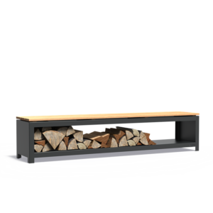 Woodstorage 2000 x 400 x 430mm CorTen 3mm (BHG2H)