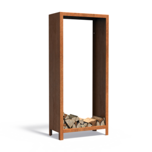 Woodstorage 800 x 400 x 1800mm CorTen 3mm (BHS)