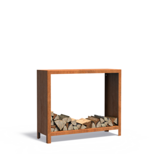 Woodstorage 1200 x 400 x 1000mm CorTen 3mm (BHS4.1)