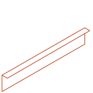 CorTen Edging Set 2300mm CorTen 3mm (CZ3.150.10)