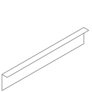Sendzimir Edging Set 2300mm Sendzimir Steel 2mm (VZ2.150.10)