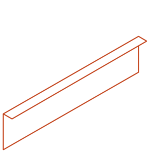 CorTen Edging Set 2300mm CorTen 3mm (CZ3.200.10)
