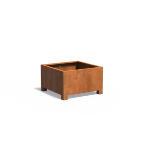 Andes with Feet 1000 x 1000 x 600mm CorTen 2mm (CAP5.2)