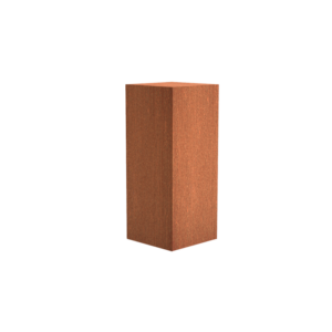 Sockel 500 x 500 x 1200mm CorTen 2mm (CK1)
