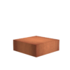 Sockel 1200 x 1200 x 400mm CorTen 2mm (CK20)