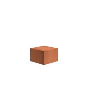 Sockel 600 x 600 x 400mm CorTen 2mm (CK23)