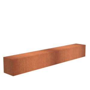 Sockel 3000 x 400 x 400mm CorTen 2mm (CK29)