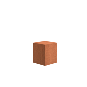 Sockel 500 x 500 x 600mm CorTen 2mm (CK4)