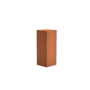 Sockel 400 x 400 x 1000mm CorTen 2mm (CK6)