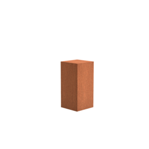 Sockel 400 x 400 x 800mm CorTen 2mm (CK7)