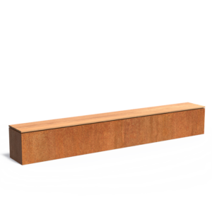 Sockel 3000 x 400 x 430mm CorTen 2mm (CKW29)