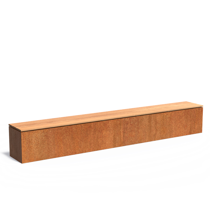 Sockel 3000 x 400 x 430mm CorTen 2mm (CKW29)
