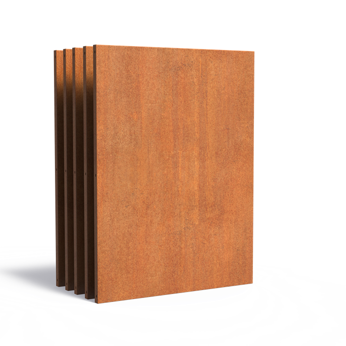 CorTen Panel Basic 1350 x 50 x 1800mm CorTen 2mm (CPB1 (5pcs))