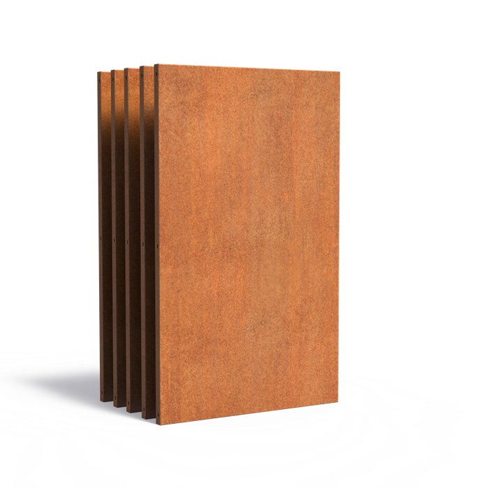 CorTen Panel Basic 1100 x 50 x 1800mm CorTen 2mm (CPB2 (5pcs))