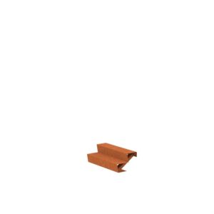 Stair 1000 x 480 x 340mm CorTen 4mm (CST2.1)