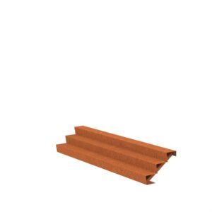 Stair 3000 x 720 x 510mm CorTen 4mm (CST3.6)