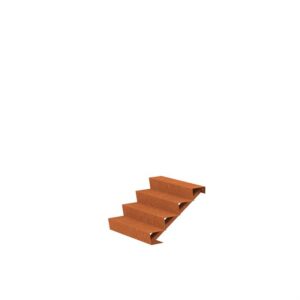 Stair 1000 x 960 x 680mm CorTen 4mm (CST4.1)